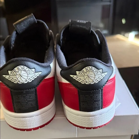 Nike Air Black and White Slip-On Sneakers - Picture 3 of 5